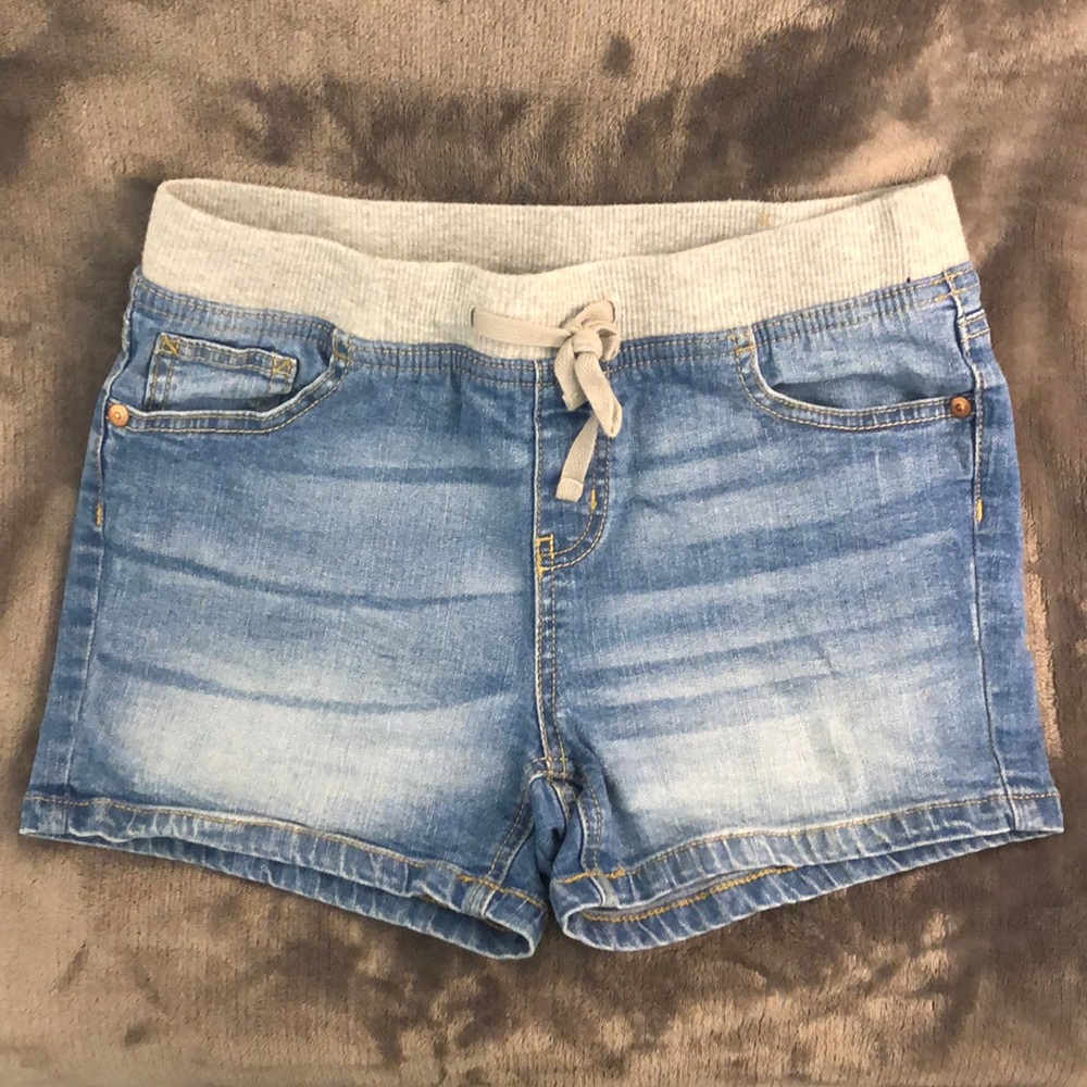 Justice Destructed Denim Pull On Short